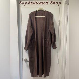 ⚜️New Temu Long Open Cardigan Sweater With Pockets⚜️